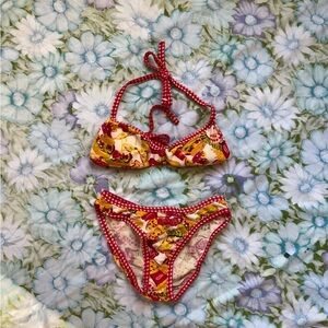 - rare hysteric glamour junk food bikini - y2k / 2000s -